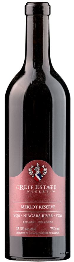 Reif Estate Winery Reserve Merlot 2017 Expert Wine Review: Natalie MacLean