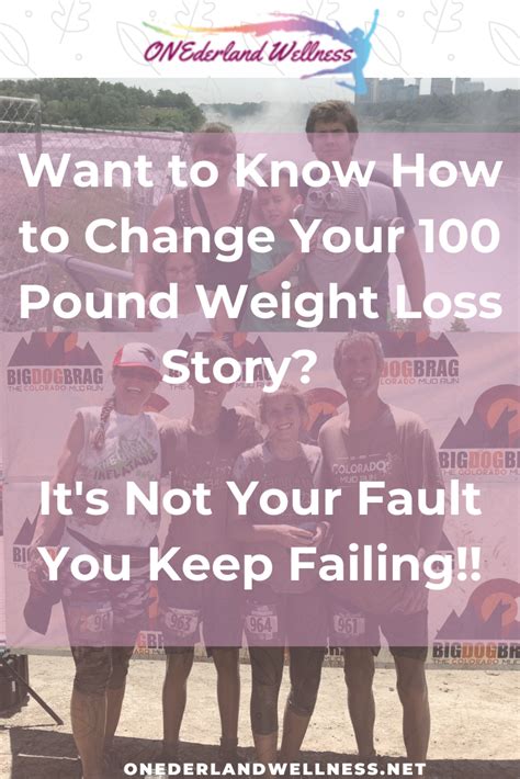 Do you feel defeated thinking about your 100 pound weight loss story ...