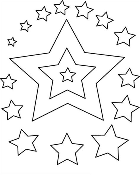 Estrelas Bonitas para colorir, imprimir e desenhar - Colorir.Me