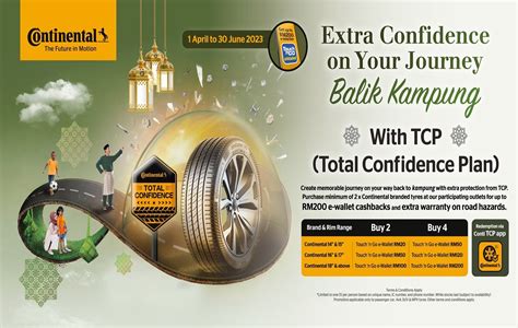 Continental Provides Extra Warranty And Rewards for their Valued Customers up to RM200 ...