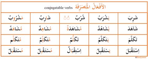 Arabic-verb-conjugation | Arabic Language Blog