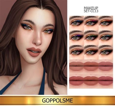 GOPPOLS Me | Sims 4 cc makeup, Makeup cc, The sims 4 skin