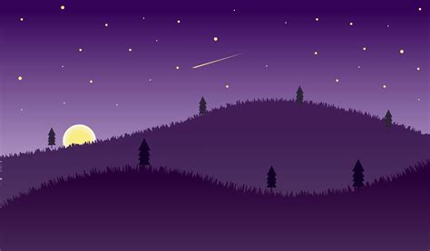 Night Landscape with Stars Graphic by markajulislam11 · Creative Fabrica