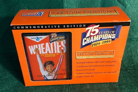 Mary Lou Retton mini box of Wheaties | Collective Soul Creations