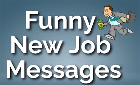 Funny New Job Congratulations Messages - Teal Smiles