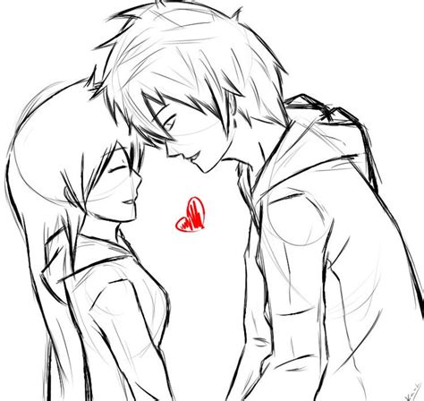 cute anime love couples easy to draw - bmwwhitecarwallpapers