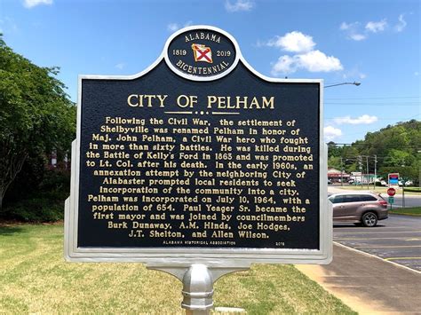 Alabama Yesterdays: Updating Pelham's Historical Marker