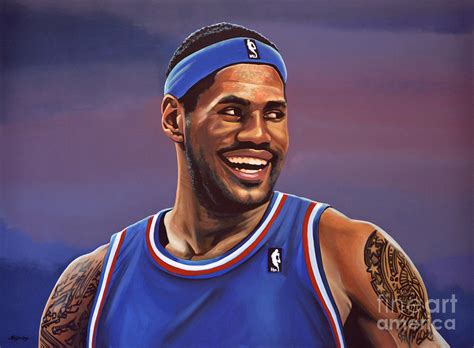 Lebron James Painting by Paul Meijering