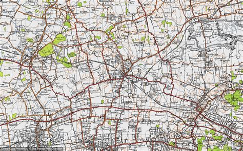 Historic Ordnance Survey Map of Wickford, 1945