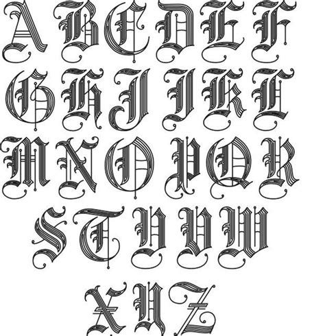 Tattoo fonts alphabet, Lettering alphabet, Tattoo lettering