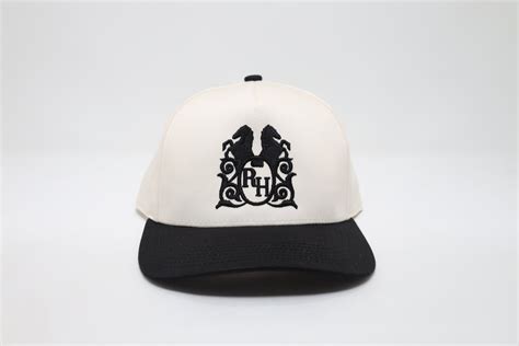 Rancho Humilde Logo Hat Black/White – Rancho Humilde Store