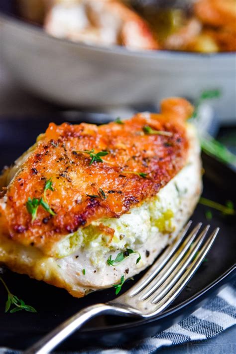 Goat Cheese Stuffed Chicken Breast - Mom On Timeout