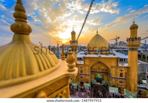 Holy Shrine Imam Ali Najaf Iraq Stock Photo (Edit Now) 1487997953