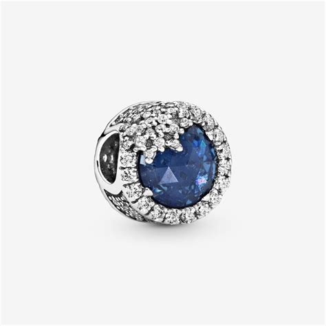 Blue Dazzling Snowflake Charm | Silver | Pandora US