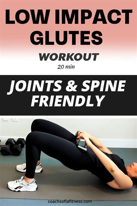 Efficient Low-Impact Glutes Workout (Back & Piriformis Friendly) - Coach Sofia Fitness