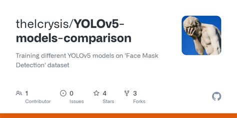 GitHub - thelcrysis/YOLOv5-models-comparison: Training different YOLOv5 models on 'Face Mask ...