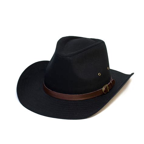 Cowboy Black Cotton Hat | eBay