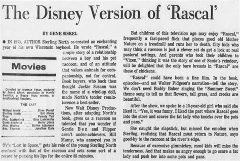 Gene Siskel Film Review—Rascal (08-05-69) - Newspapers.com™