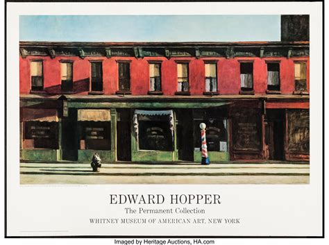 Edward Hopper (Whitney Museum of Art, 1988). Museum Poster (36.25 ...