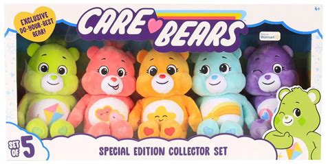 Care Bears 40th Anniversary Love-A-Lot Bear, Wish Bear, Share Bear, Laugh-A-Lot Bear Do-Your ...