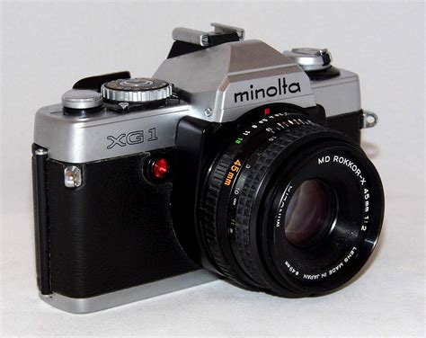 Vintage Minolta Model XG 1 35mm SLR Film Camera, Aperture Priority, Made In Japan, Circa 1980s ...