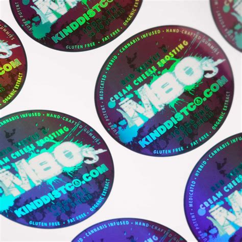 Custom Holographic Labels - Free Shipping & Proofing - Inkable Label Co.