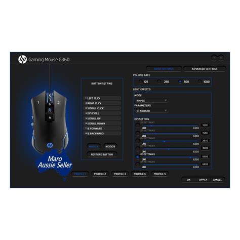 HP G360 Gaming Mouse Software - Maro Online