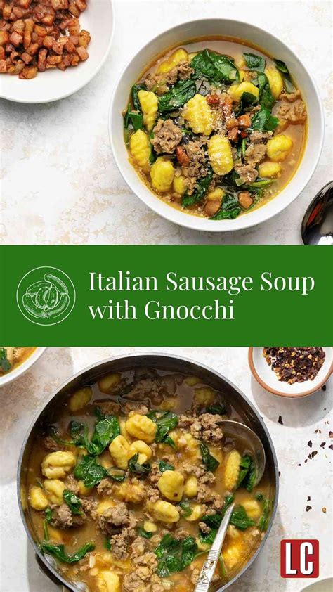 Italian Sausage Soup with Gnocchi – Leite's Culinaria