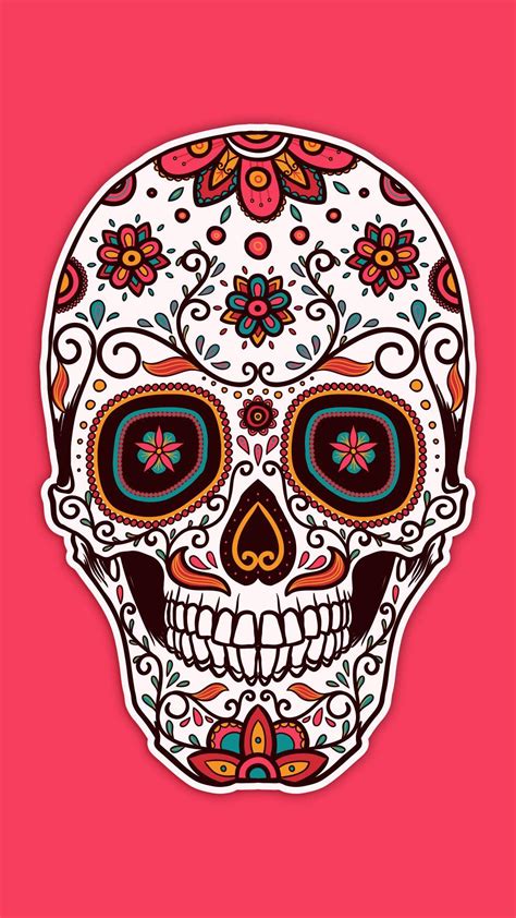 Pink Sugar Skull Wallpapers - Top Free Pink Sugar Skull Backgrounds ...