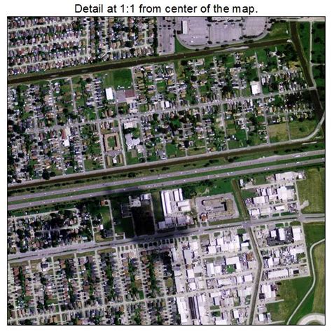 Aerial Photography Map of Kenner, LA Louisiana