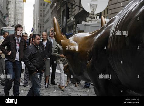 Bull statue Wall Street Manhattan New York City New York USA Stock ...