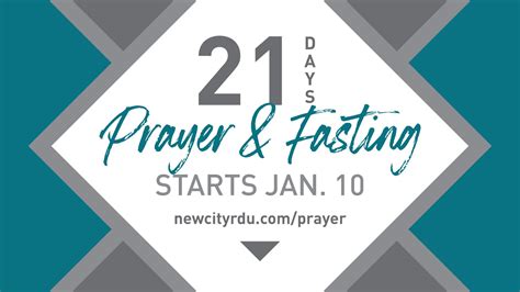 21 Days Of Fasting And Prayer 2022