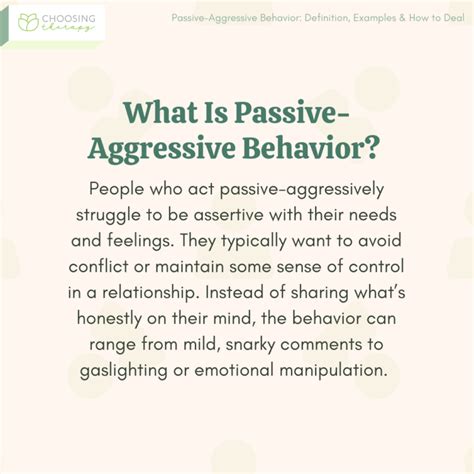 What Does Passive-Aggressive Mean?