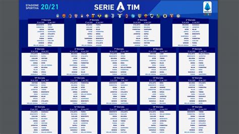 Serie A 2020/21 fixtures released - | Juvefc.com