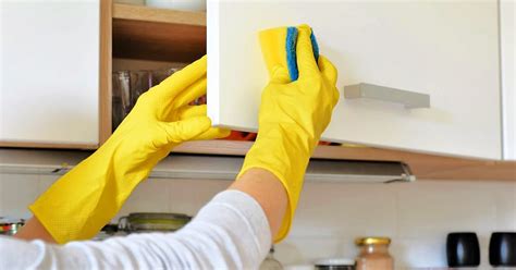 The Best Way to Clean Greasy Kitchen Cabinets