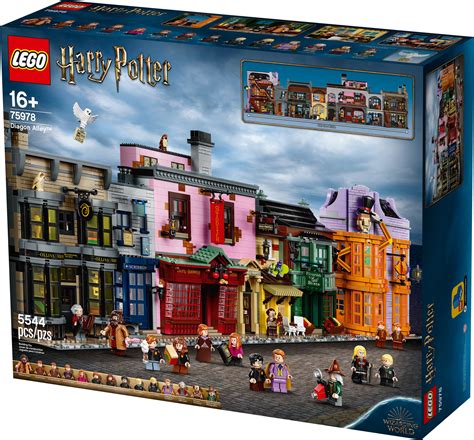 Get all your wizard supplies in the stores of the new LEGO Harry Potter 75978 Diagon Alley set ...