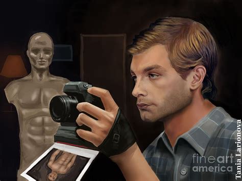 Jeffrey Dahmer Polaroid Digital Art by Tania Larionova