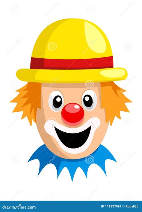 Clown Face Cartoon Vector | CartoonDealer.com #21978653