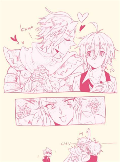 Ban x Meliodas Art - not melban but b r u h | Seven deadly sins anime, Romantic comics, Funny ...