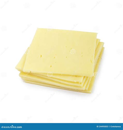 Cheddar cheese slices. stock image. Image of sliced, nobody - 24495003