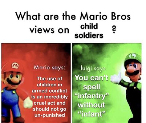 Gotta start ‘em young | Mario Bros. Views | Know Your Meme