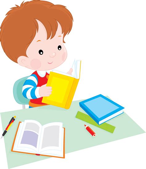 Student Reading Clip art - student png download - 5906*6850 - Free Transparent Student png ...