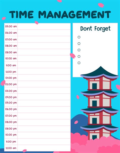 9 Best Images of Printable Worksheets For Time Management - Free Printable Time Management ...