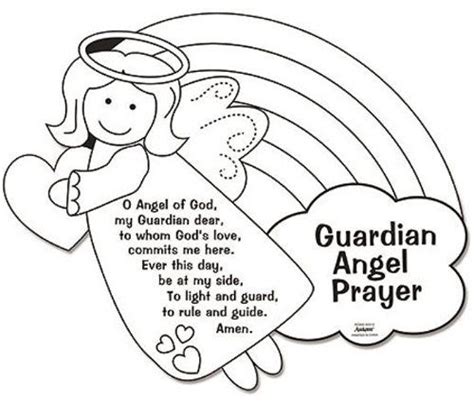 Guardian Angel Prayer Printable - terrebook