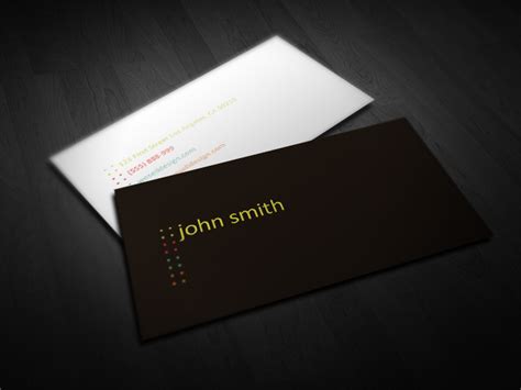 Minimal Business Card Template by crazyleafdesign on DeviantArt