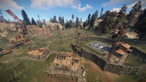 How Bandit Camp will look with new helipad/vendor : r/playrust