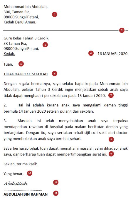 Contoh Surat Rasmi Kerajaan Terkini Feitaner | The Best Porn Website