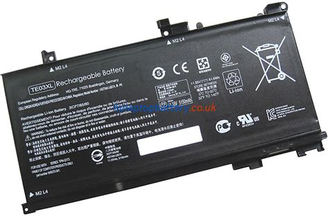 HP Omen 15-AX001TX battery,61.6Wh battery for HP Omen 15-AX001TX laptop(3 cells,11.55V)