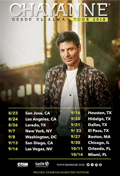 Chayanne to Debut â€˜Desde El Almaâ€™ Tour in the U.S: Exclusive ...