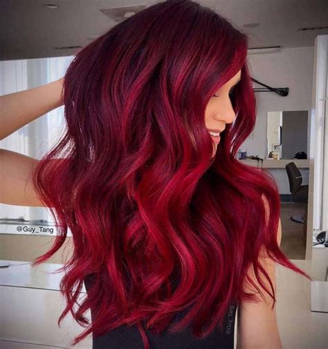 Power Hairstyles For Uncommon Female CEO 2022: 27+ Burgundy To Red Hair ...